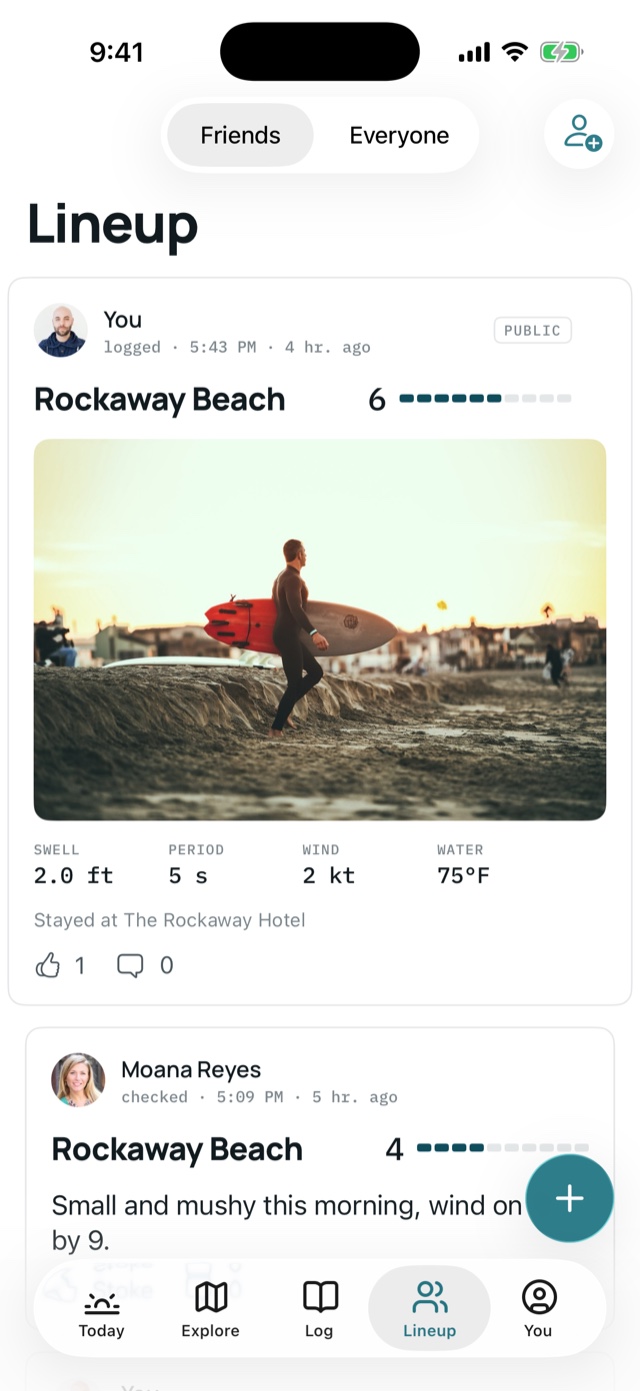 The Lineup: sessions from the crew you paddle out with